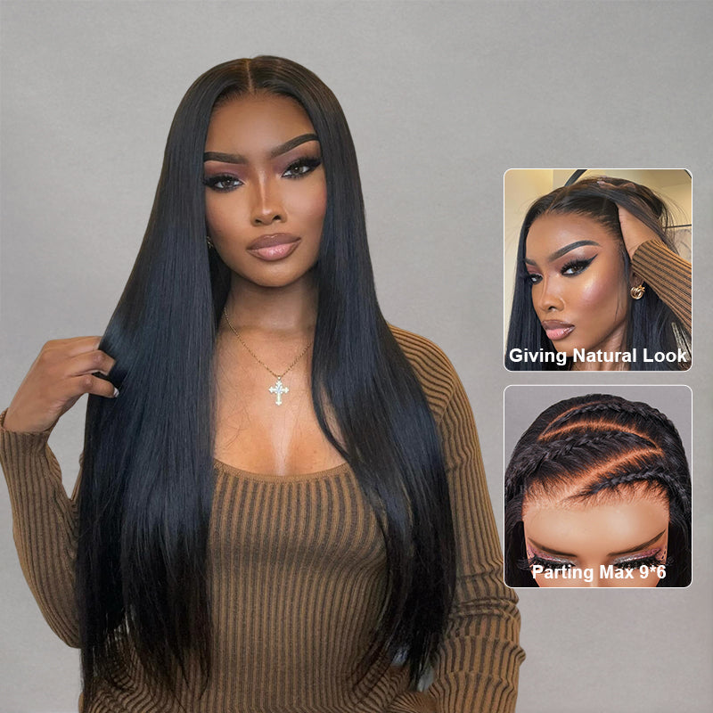 Silky Straight 9x6 HD Lace Front Wig